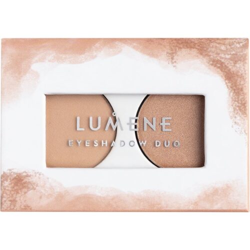 Lumene Bright Eyes Eyeshadow Duo 1 Weightless Beige – 3,2 g – 6412600816211