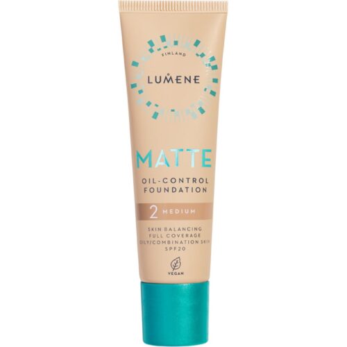 Lumene Matte Oil-Control Foundation SPF20 2 Medium – 30 ml – 6412600847260
