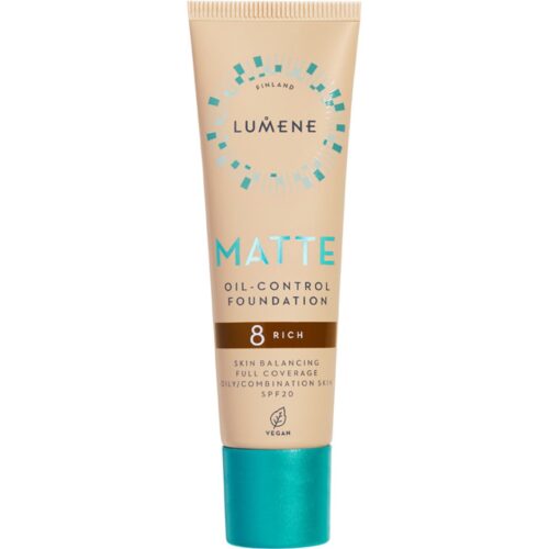 Lumene Matte Oil-Control Foundation SPF20 8 Rich – 30 ml – 6412600847314