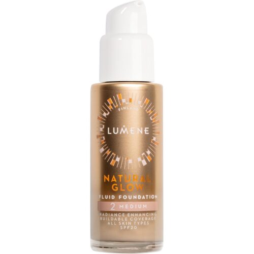 Lumene Natural Glow Fluid Foundation SPF20 2 Medium – 30 ml – 6412600832631
