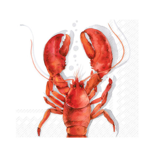 Lunsj Servietter Hummer 33x33cm – 0686423728594