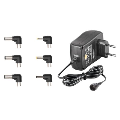 Luxorparts Justerbar strømadapter 3?12 V (DC) 27 W – 4040849539985