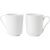 Lyngby Porcelæn Rhombe Krus med håndtak 33cl Hvit 2pk – 5711507238302