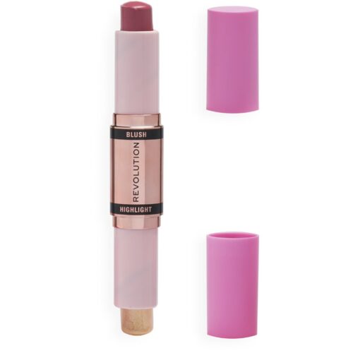 Makeup Revolution Blush & Highlight Stick Mauve Glow – 8,6 g – 5057566659628