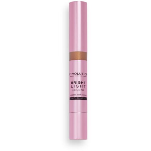 Makeup Revolution Bright Light Highlighter Goddess Deep Bronze – 3 ml – 5057566555852