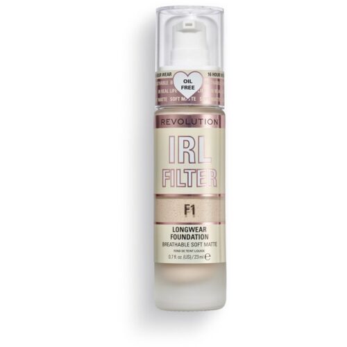 Makeup Revolution IRL Filter Longwear Foundation F1 – 23 ml – 5057566185950