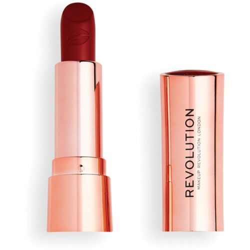 Makeup Revolution Satin Kiss Lipstick Ruby – 3,5 g – 5057566177108