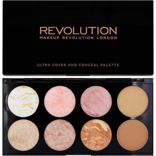 Makeup Revolution Ultra Blush And Countour Palette Golden Sugar Ultra Professional Blush Palette 8 High – 5057566145794
