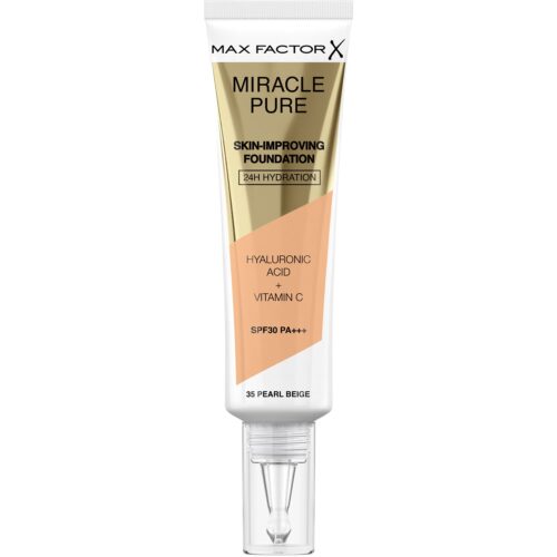 Max Factor Miracle Pure Foundation 35 Pearl Beige – 30 ml – 3616302638604