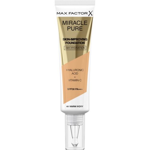 Max Factor Miracle Pure Foundation 44 Warm Ivory – 30 ml – 3616302638734