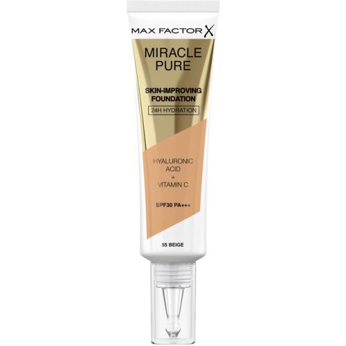 Max Factor Miracle Pure Foundation 55 Beige – 30 ml – 3616302638741