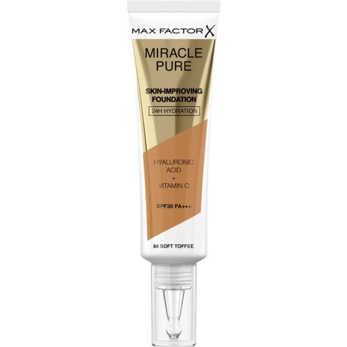 Max Factor Miracle Pure Foundation 84 Soft Toffee – 30 ml – 3616302638796