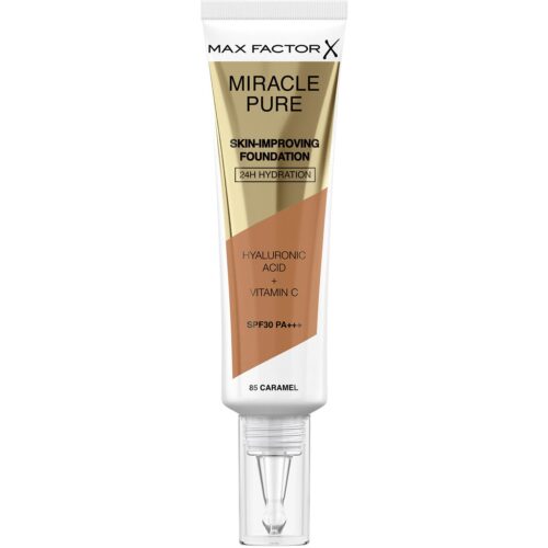 Max Factor Miracle Pure Foundation 85 Caramel – 30 ml – 3616302638642
