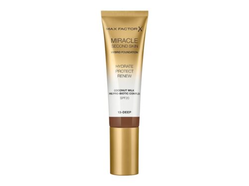 Max Factor Miracle Second Skin Hybrid Foundation 013 Deep SPF 20 – 3614229764789