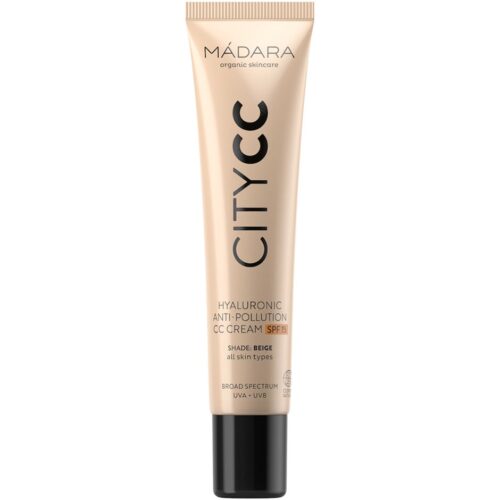 MÁDARA City CC Hyaluronic Anti-pollution CC Cream SPF 15 Beige – 40 ml – 4752223010248