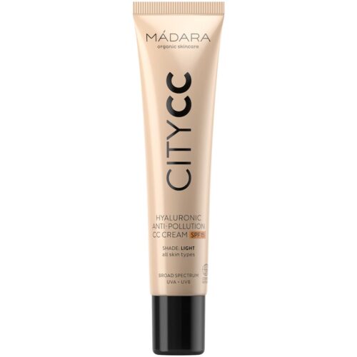 MÁDARA City CC Hyaluronic Anti-pollution CC Cream SPF 15 Light – 40 ml – 4751009828800