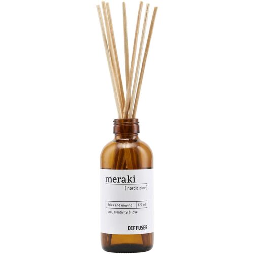 Meraki Nordic Pine Diffuser 7 pcs – 120 ml – 5707644481459