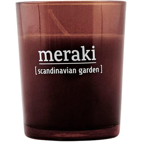 Meraki Scandinavian Garden Scented Candle Small – 12 hours – 5707644476103