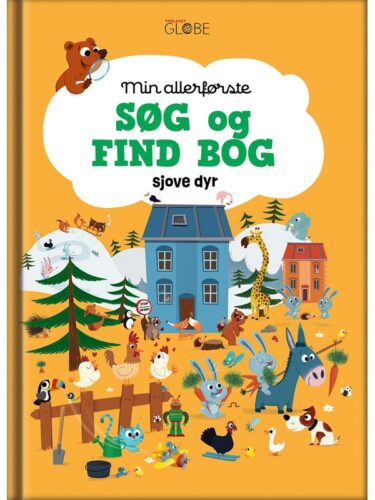 Min allerførste søg og find bog – Sjove dyr – 9788742512463