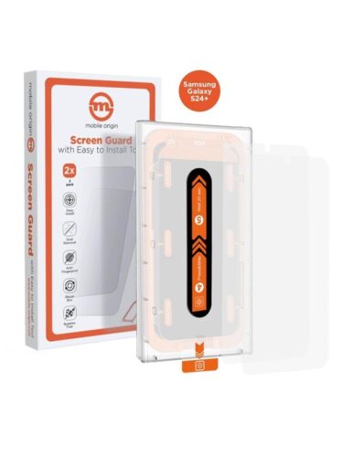 Mobile Origin Screen Guard easy applicator – 2 pack – Samsung Galaxy S24+ – 8594215991083
