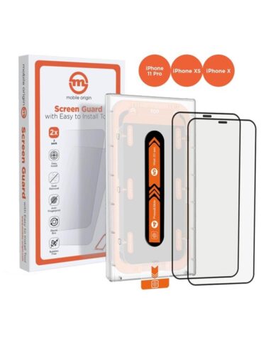 Mobile Origin Screen Guard iPhone 11 Pro / XS / X with easy applicator 2 pack – 8594215990239