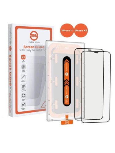 Mobile Origin Screen Guard iPhone 11 / XR with easy applicator 2 pack – 8594215990093