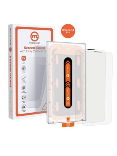 Mobile Origin Screen Guard iPhone 14 Pro with easy applicator – 2 pack – 8594215990055