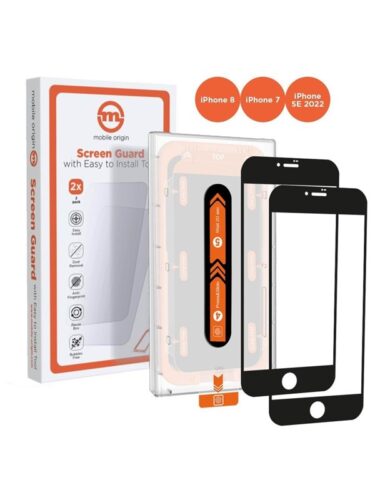 Mobile Origin Screen Guard iPhone 8 / 7 / SE 2022 / SE 2020 with easy applicator 2 pack – 8594215990109
