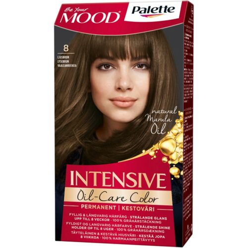 MOOD Hair Colour 4 in 1 No. 8 Light Brown – 7332531060127