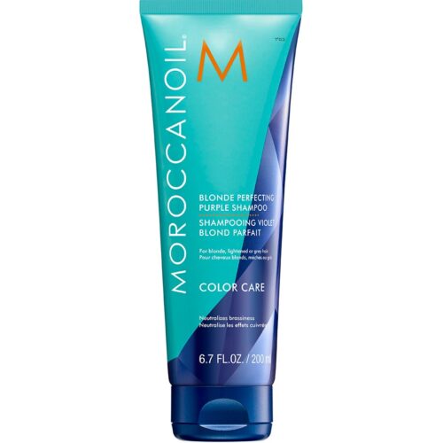 Moroccanoil Blonde Perfecting Purple Shampoo – 200 ml – 7290113140035