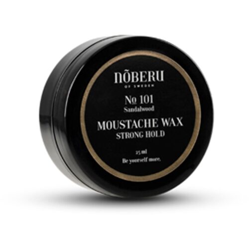 Nõberu of Sweden Moustache Wax – Strong Hold Sandalwood – 25 ml – 7350092208239