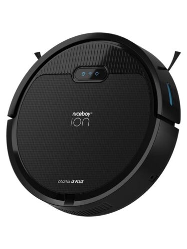 Niceboy Robotstøvsuger ION Charles i3 Plus Black – 8594182427158