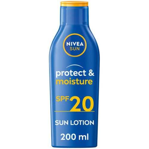 Nivea Protect & Moisture Sun Lotion SPF20 200 ml – 4005900370525