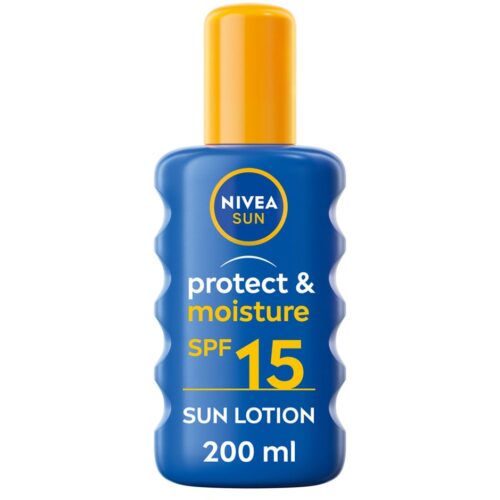 Nivea Protect & Moisture Sun Spray SPF15 200 ml – 4005900370556
