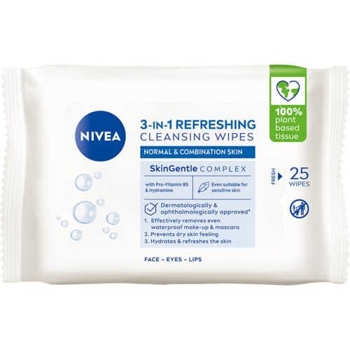 Nivea Refreshing Cleansing Wipes 25 pcs – 4005808179046