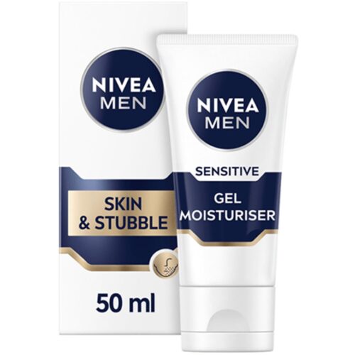 Nivea Sensitive Skin & Stubble Gel Moisturiser 50 ml – 4006000073248