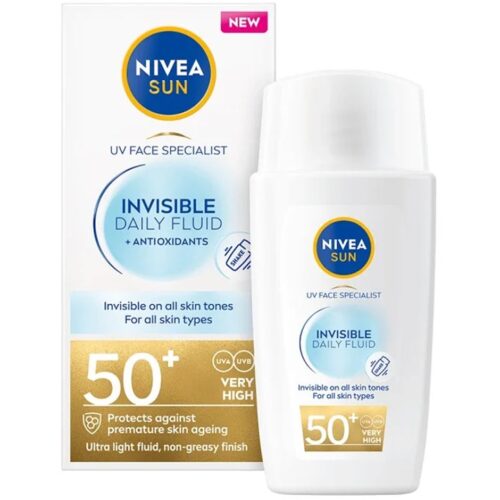 Nivea UV Face Invisible Daily Fluid SPF 50+ 40 ml – 4006000103488