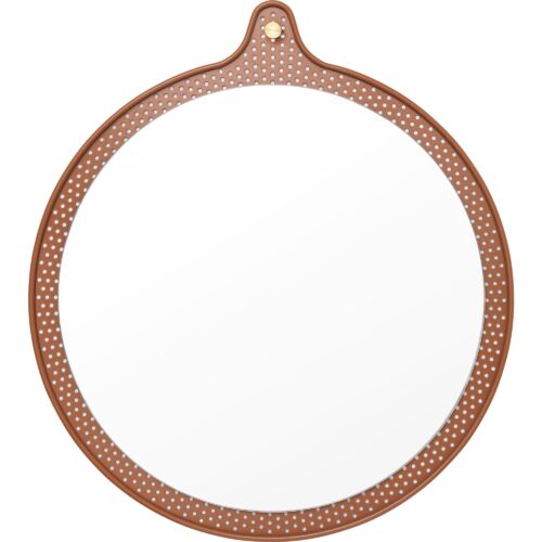 Normann Copenhagen Ticket Speil Lite Ø 45cm Caramel – 5712396026346