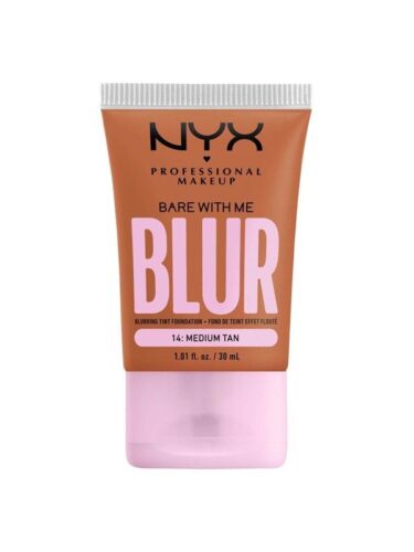 NYX Professional Makeup Bare With Me Blur Tint Foundation Medium Tan – Medium Tan with a Neutral Undertone 14 – 30 ml – 0800897234416