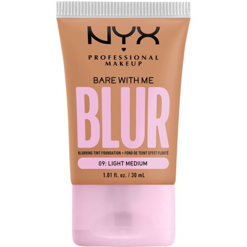 NYX Professional Makeup Bare With Me Blur Tint Foundation Light Medium – True Beige with a Warm Undertone 09 – 30 ml – 0800897234355