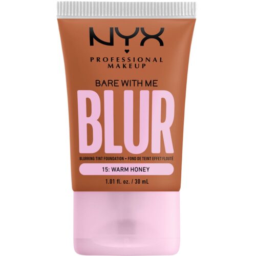 NYX Professional Makeup Bare With Me Blur Tint Foundation Warm Honey -Tan with a Warm Undertone 15 – 30 ml – 0800897234423