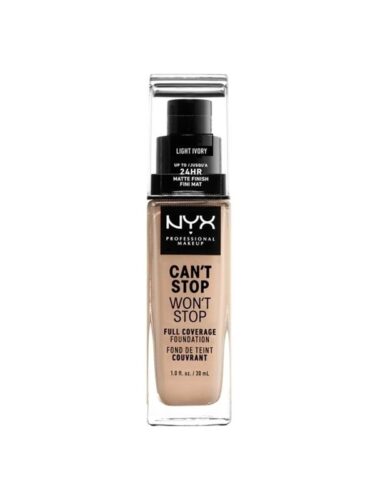 NYX Professional Makeup Can’t Stop Won’t Stop Foundation Light ivory – 30 ml – 0800897157197