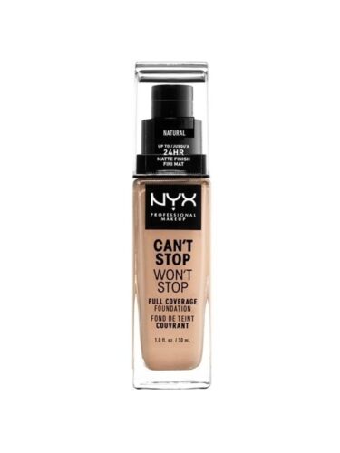 NYX Professional Makeup Can’t Stop Won’t Stop Foundation Natural – 30 ml – 0800897157234