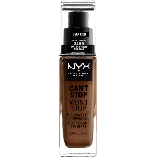 NYX Professional Makeup Can’t Stop Won’t Stop Foundation Deep rich – 30 ml – 0800897157388