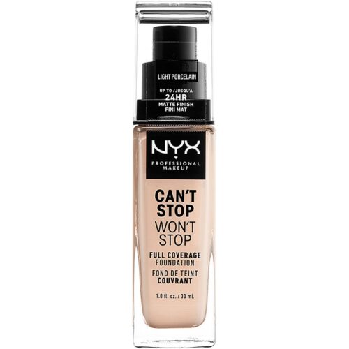 NYX Professional Makeup Can’t Stop Won’t Stop Foundation Light porcelain – 30 ml – 0800897181147