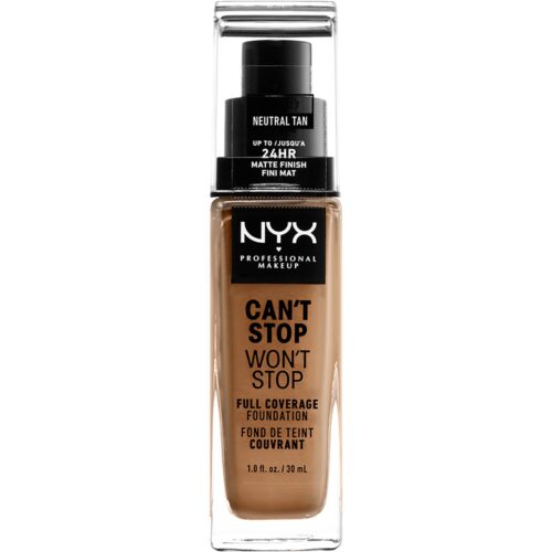 NYX Professional Makeup Can’t Stop Won’t Stop Foundation Neutral tan – 30 ml – 0800897181185