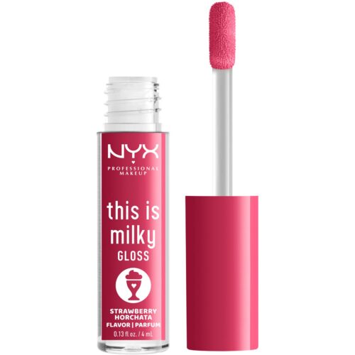 NYX Professional Makeup This Is Milky Gloss Lip Gloss Strawberry Horchata 10 – 4 ml – 0800897225193