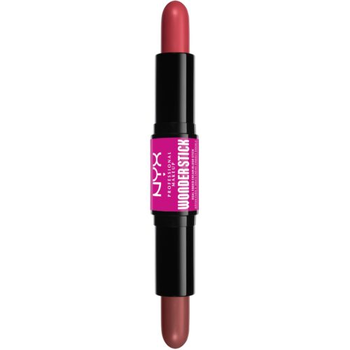 NYX Professional Makeup Wonder Stick Dual-Ended Cream Blush Coral+Deep Peach 03 – 1 pcs – 0800897225285