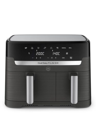 OBH Nordica Dual Easy Fry & Grill Black AG905BS0 – 3045380024717