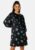 Object Collectors Item Agafia 3/4 Dress Black AOP:Fern green 40 – 5715357455384